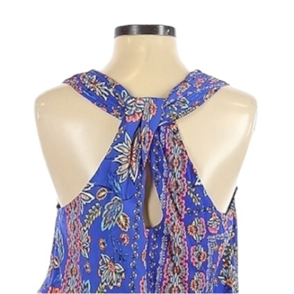 Laundry by Shelli Segal Draped Floral Colorful Blouse NWT - Picture 4 of 9